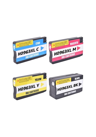 Bk Gift 4 Renk 1 Set Hp 963xl 3ja27ae Uyumlu Kartuş - Hp 9010 9012 9013 9016 9020