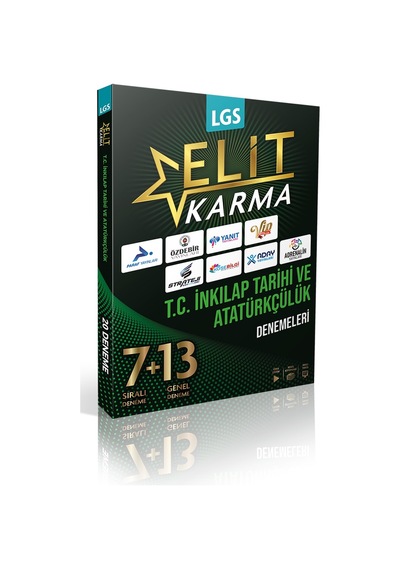LGS T.C. İnkılap Tarihi ve Atatürkçülük Elit Karma 20 Deneme- PRF Paraf Yayınları