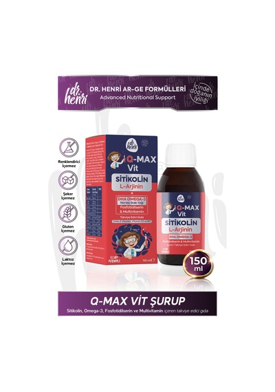 Q-max Sıtıkolın Şurup 150 Ml