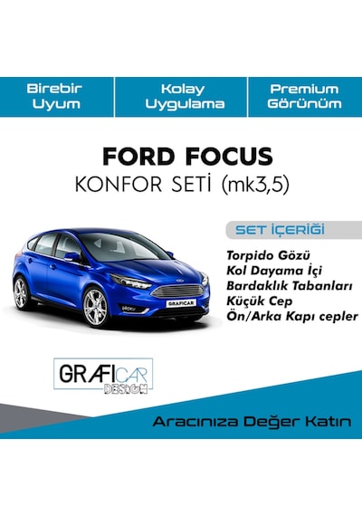 Ford Focus Mk3,5 Konfor Seti -Araç Içi Ses  Kumaş Kaplama (449865618)