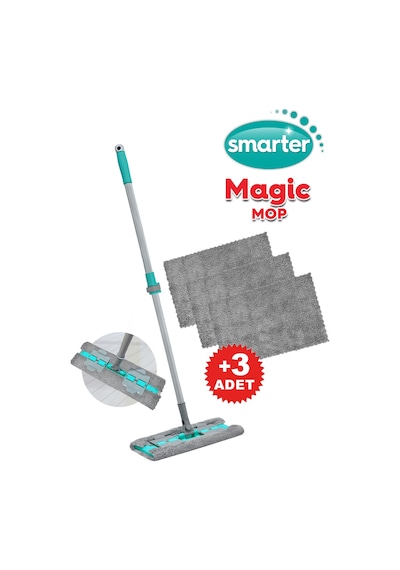 Smarter Magic Mop + Yedek Paspas 3'lü