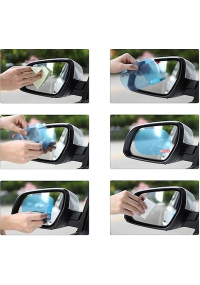 Daewoo Kalos İle Uyumlu Dış Ayna Buğu Önleyici Ve Yağmur Tutmaz Kaydırıcı Film