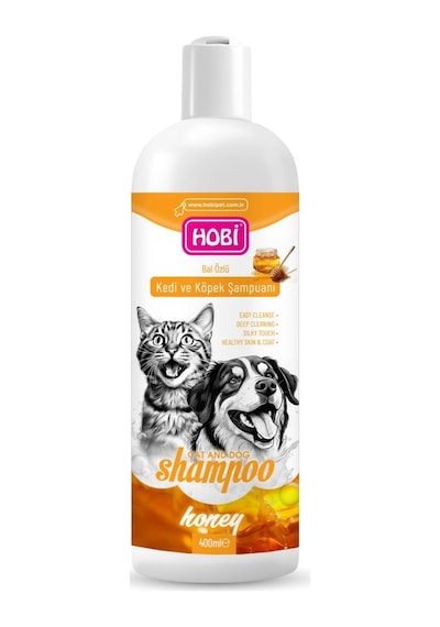 Hobi Bal Özlü Kedi Ve Köpek Şampuanı 400 Ml