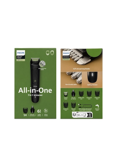 Philips 7in1 3000 Serisi Erkek Bakım Seti Saç Sakal Tıraş Makinesi + 100 Ml Erkek Parfüm
