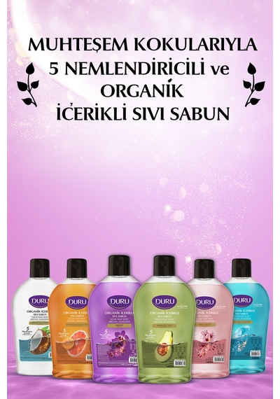 Orkide Organik Içerikli Sıvı Sabun 1,5 1,5 500ml