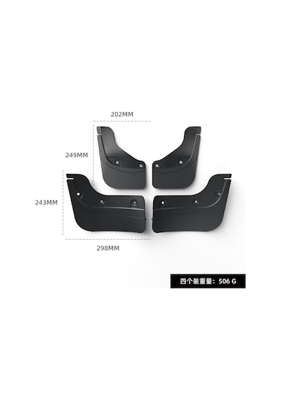 Red Lion Parts Tesla Model Y Juniper 2025-2026+ Uyumlu Kısa Stil Paçalık Seti Sportif Koruma