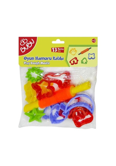 Bu-bu Oyun Hamuru Kalıbı Merdaneli 13 Parça Bubu-hk0011 Beyaz