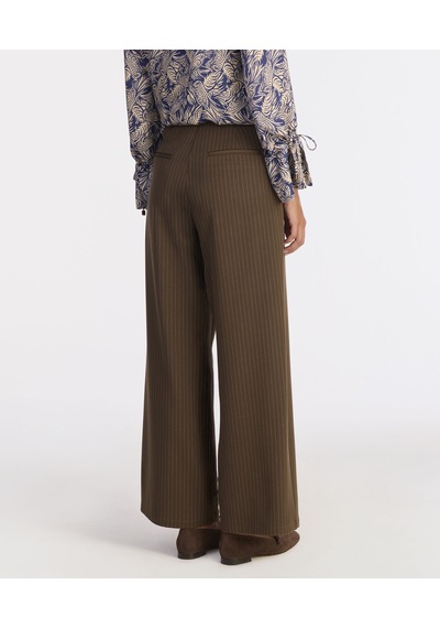 Yargıcı Wide Leg Yüksek Bel Pantolon 25kkpn3028x 208 Kahverengi