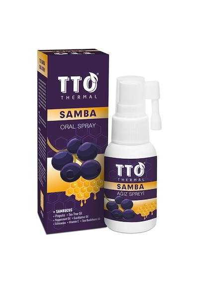 Tto Samba Sambucol Propolis Çay Ağacı Yağı Ağız Spreyi 30 ML
