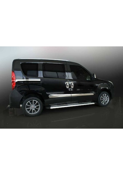 Fiat Doblo Krom Yan Kapı Çıtası 4 Parça 2010 ve   Sonrası