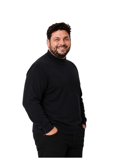 Battalmoda Erkek Büyük Beden Siyah Yarım Balıkçı Pamuklu Kazak 3xl-4xl-5xl-6xl