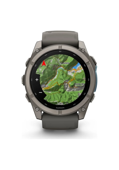 Garmin Fenix 9 51 MM Silikon Kayışlı Titanyum Çakıl Akıllı Saat (Distribütör Garantili)