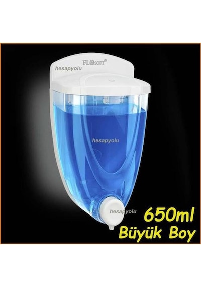 Flosoft Sıvı Sabun Dispenseri Aparatı 650 Ml Büyük Boy 1 Adet