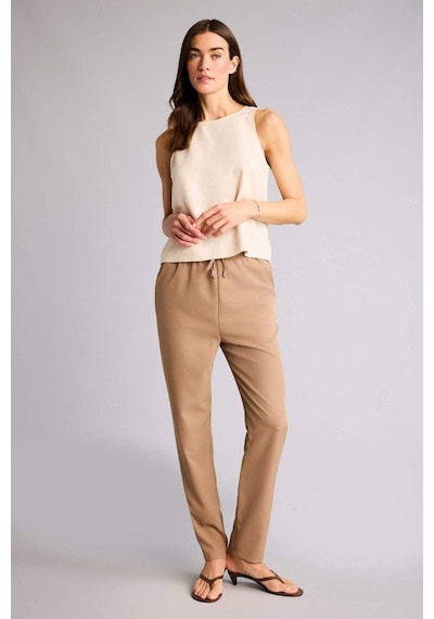Defacto Slım Fıt Yüksek Bel Jogger Paça Pantolon H8464ax26smbn551 Kahve-bn551