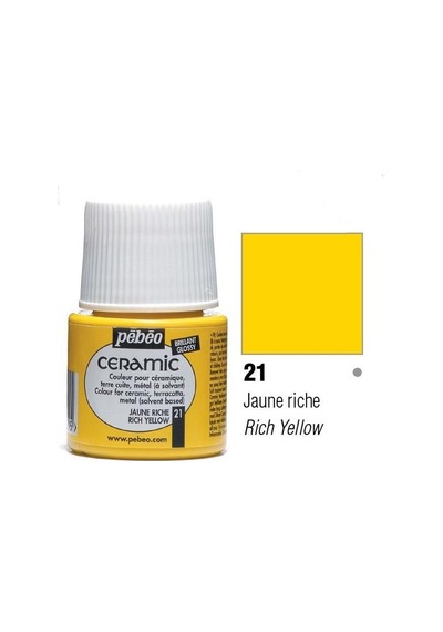 Pebeo Seramik Boyası Rich Yellow 021