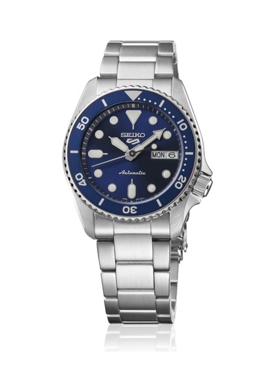 Seıko 5 Sports Skx 38 Mm Street Denim Srpl77k1 Srpl77k Otomatik Kol Saati Metalik Gri
