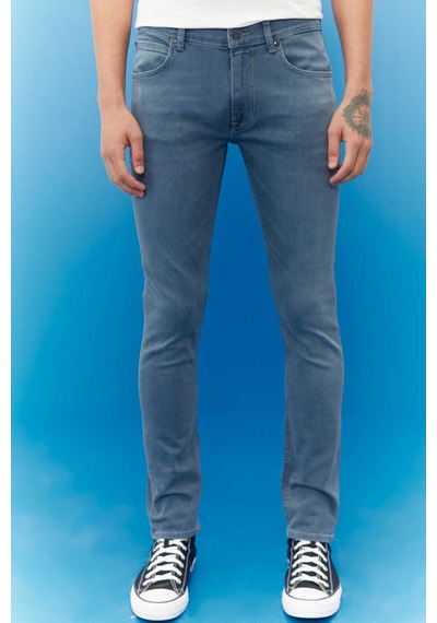 Lee Erkek Luke Slim Fit Düşük Bel Denim Esnek Jean Pantolon 672L7 Mavi