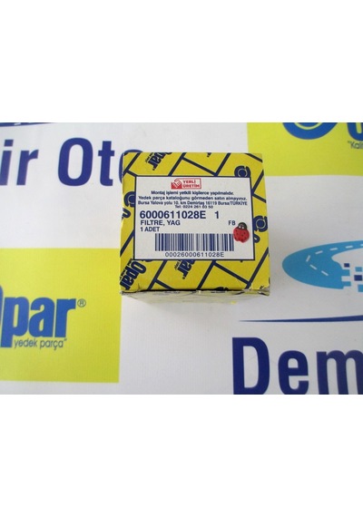 6000611028E Yağ Filtresi Fiat Fullback OPAR