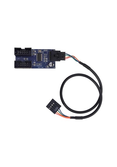 Tr Anakart İç Usb Hub 9 Pin Header 1x2 Çoğaltıcı Port Genişletici Panel Rgb Dişi