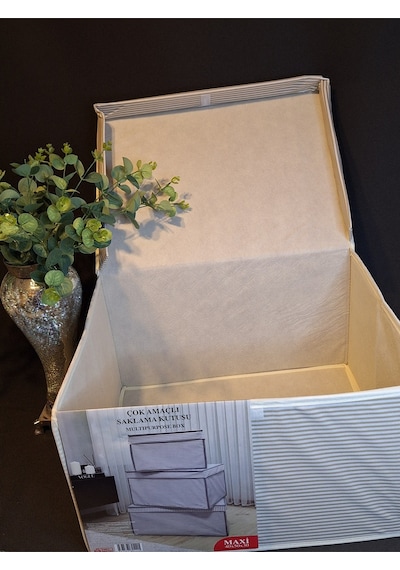 Çok Amaçlı Saklama Kutusu Maxi 40 X 50 X 30 Cm Krem