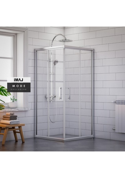 İmaj Banyo Mode Kare Duşakabin Krom