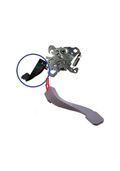 Kaput Kilit Açma Kolu Mandal Uç Plastiği 301 2012- 9677035280