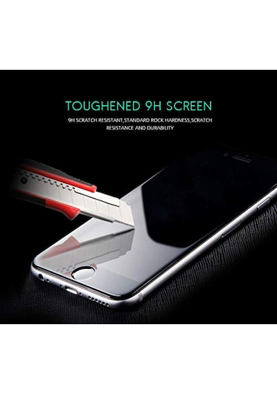 Apple Uyumlu   iPhone 6Plus Tam Kaplayan 6D Fiber Nano Ekran Koruyucu