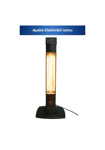 Flamo 5965 2500 W 4 Kademeli Uzaktan Kumandalı Karbon Infrared Duvar Isıtıcı