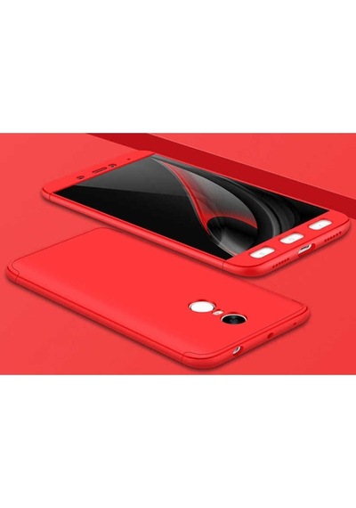 Xiaomi Redmi Note 4x Kılıf Zore Ays Kapak Kırmızı