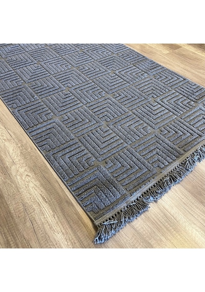 Hoom Rugs Design 1062 Antrasit Yumuşak Dokulu Desensiz İskandinav Halı Antrasit