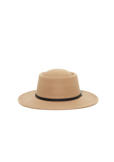 Berellini Kaşe Kaşmir - Unisex Geniş Fotör Bej