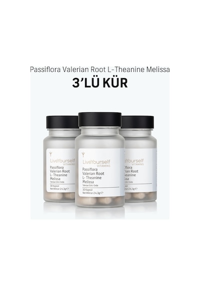 Passiflora Valerian Root L-theanine Melissa 3 Lü Kür