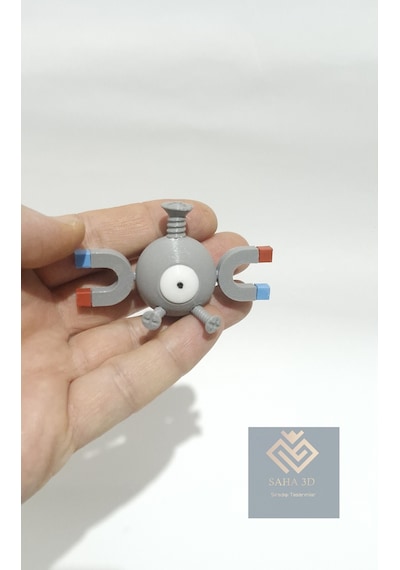 Pokemon Magnemite Figür 7 Cm Mıknatıslı, Magnet