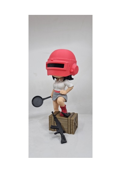 Pubg Mobile Figür 19 Cm Pubg Kadın Figür 3 Degistirilebilr Aksesuar