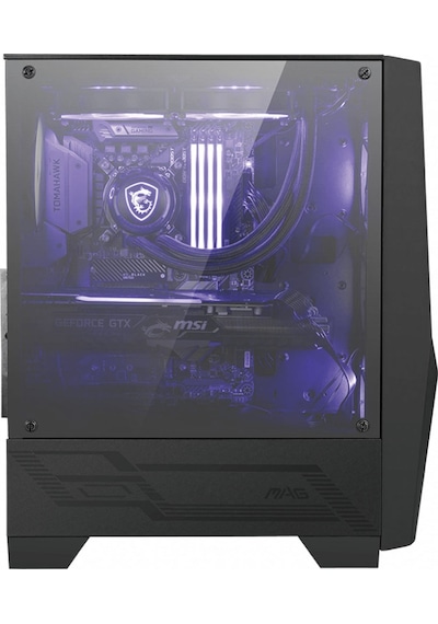 MSI MAG Forge 100M Temperli Cam 2x RGB 1x120 MM Fan ATX Bilgisayar Kasası
