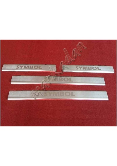 Db Chrome Renault Symbol Kapı Eşiği 2009-2012 4 Parça Paslanmaz Ç