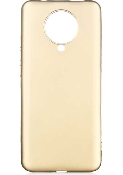 Xiaomi Poco F2 Pro Kılıf Zore Premier Silikon Kapak Gold