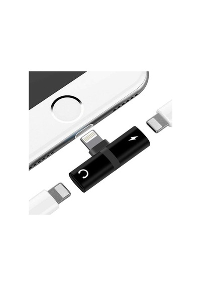 Apple Uyumlu iPhone Kulaklık Dönüştürücü Şarj Çoğaltıcı Çoklayıcı Adaptör Çevi