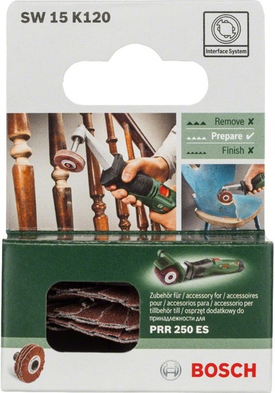 Bosch PRR 250 ES Esnek Rulo Zımpara 15 mm 120K - 1600A00155