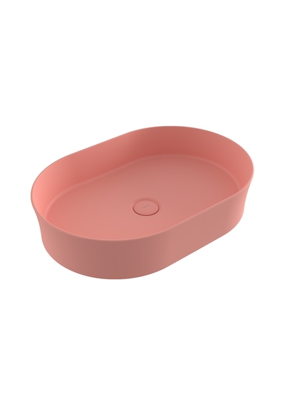 Bocchi Sottile Slim Line 1521-032-0125 Tezgah Üstü Lavabo Mat Somon 55 CM 1466841