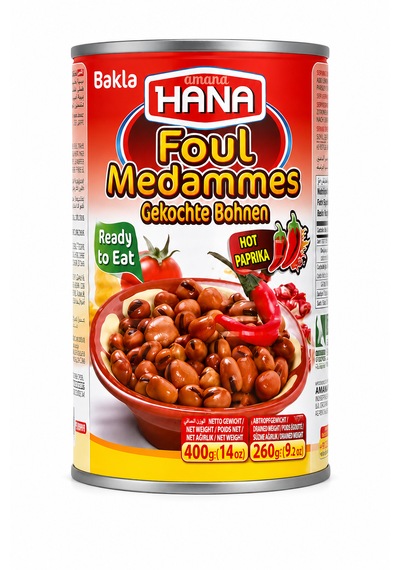 Acılı Bakla Konservesi 400 Gr