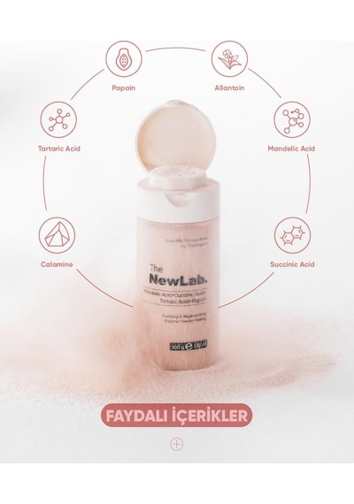 Lexroo The New Lab Arindirici Ve Yenileyici Enzim Tozu Peeling 100 G
