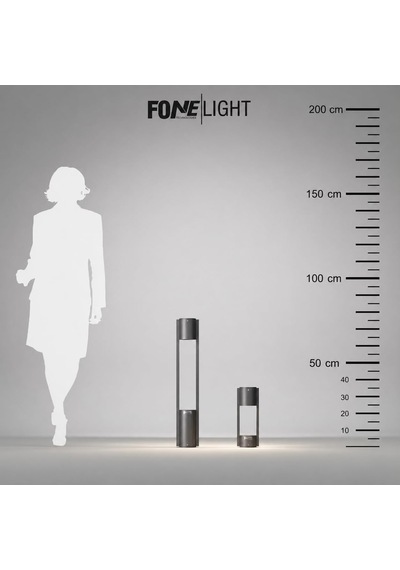 Holera Alüminyum Led Bollard Bahçe Aydınlatma Direği Ip65 Dış Mekan Peyzaj Aydınlatması Antrasit 9w 3000k Su Ge