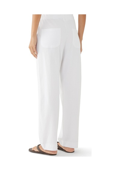 Lesétres Tapered Kesim Cep Pantolonu Beyaz