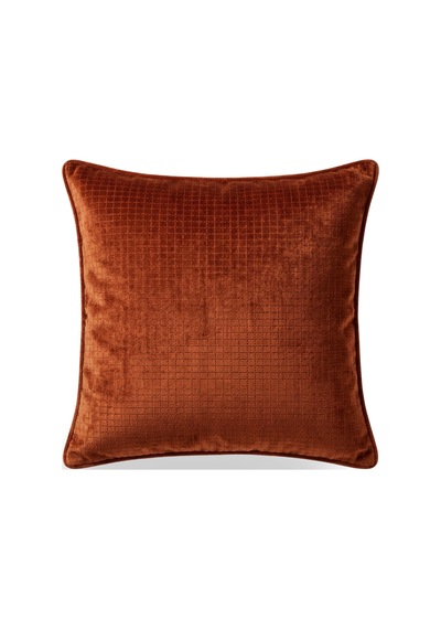 "grida" Kadife Dokulu Kırlent Kılıfları - 45x45 Kiremit