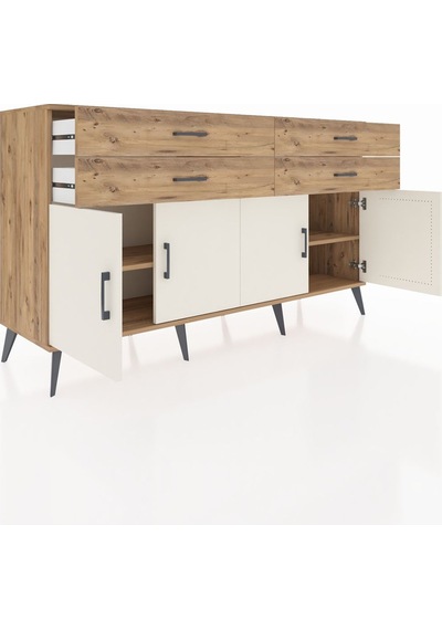 Hyperion Konsol 2 Raflı 4 Çekmeceli 8 Kapaklı 176x44x99 Çam-aytaş Çam-aytaşı/çam Hyperion Konsol 2 Raflı 4 Çekmeceli 8 Kapaklı 176x44x99 Çam-aytaş Çam-aytaşı/çam