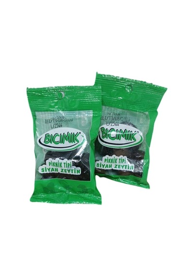 Bıcımık Siyah Zeytin 20 G Poşet X 336 Adet X 6 Kutu