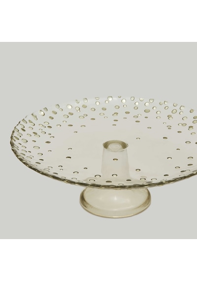 Linens Sparkle Ayaklı Tabak 28 Cm Bronz-gold