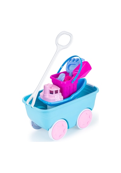 Erdem Toys Gezgin Vagon Oyun Seti Balıkçı Tekneli Kovalı - Turkuaz