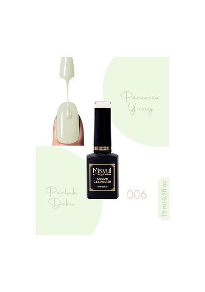Misyul Uv Led Kalıcı Oje Nail Art 15 Ml 006